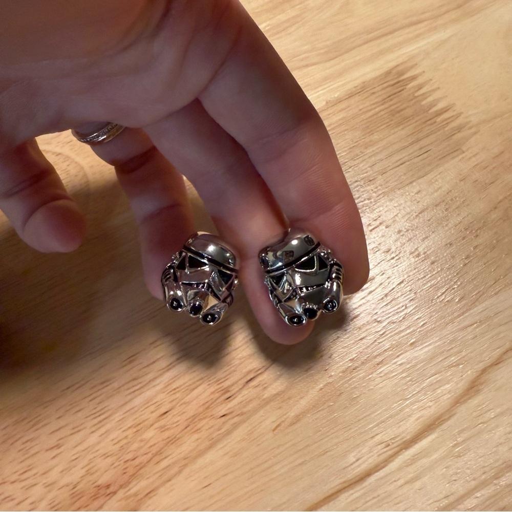 Silver Stormtrooper Cufflinks